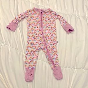 Little Sleepies Zippy (NB) Pastel Rainbow